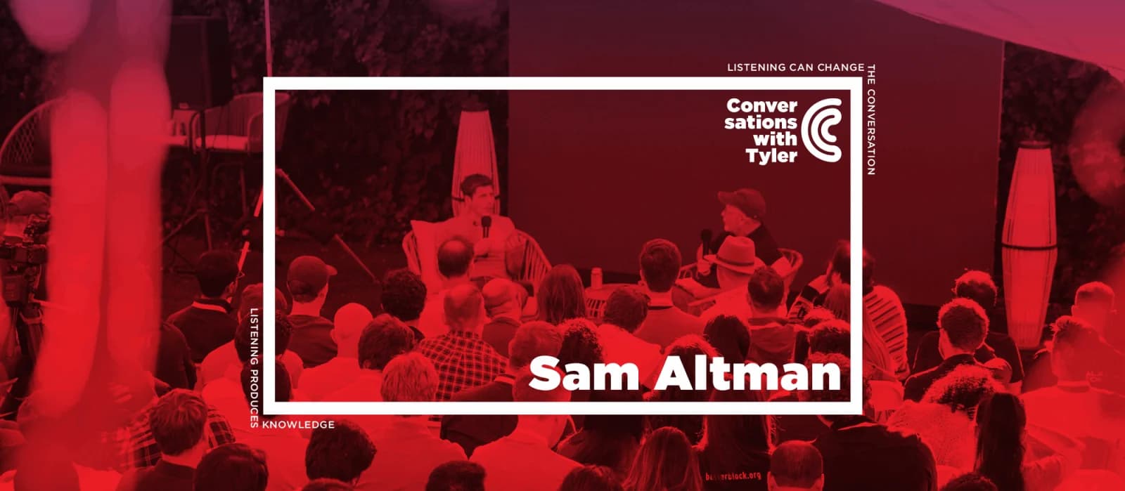the cover picture of Conversations with Tyler featuring Sam Altman